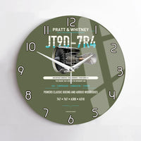 Thumbnail for JT9D-7R4 design on green army no frame wall clock