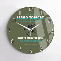 Thumbnail for Inspired Flight IF800 Tomcat design on green army no frame wall clock