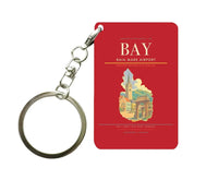 Thumbnail for Baia Mare Airport (BAY) design on red key chain