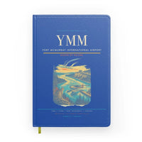 Thumbnail for Fort McMurray International Airport (YMM) design on blue notebook