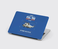 Thumbnail for Sikorsky SH-3H Sea King design on blue MacBook case