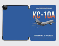 Thumbnail for KC-10A EXTENDER design on blue ipad tablet case