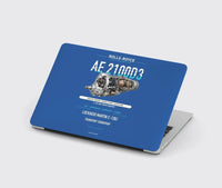 Thumbnail for AE 2100D3 design on blue MacBook case