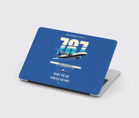 Thumbnail for Boeing 787-9 Dreamliner design on blue MacBook case