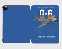 Thumbnail for Messerschmitt Bf 109G-6 design on blue ipad tablet case