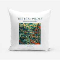 Thumbnail for VINTAGE G4029 - The Bush Pilots - Designed Pillows design on white