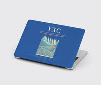 Thumbnail for Cranbrook–Canadian Rockies International Airport (YXC) design on blue MacBook case