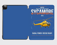 Thumbnail for Bristol Sycamore HR14 design on blue ipad tablet case