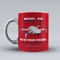 Thumbnail for Mini 4K Mug design on red dji