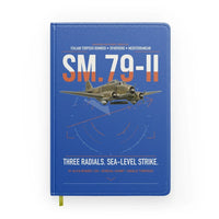 Thumbnail for Savoia-Marchetti SM.79-II Sparviero design on blue notebook