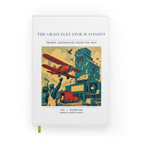 Thumbnail for VINTAGE G4451 - The Grain Elevator Waypoint - Designed Notebooks design on white