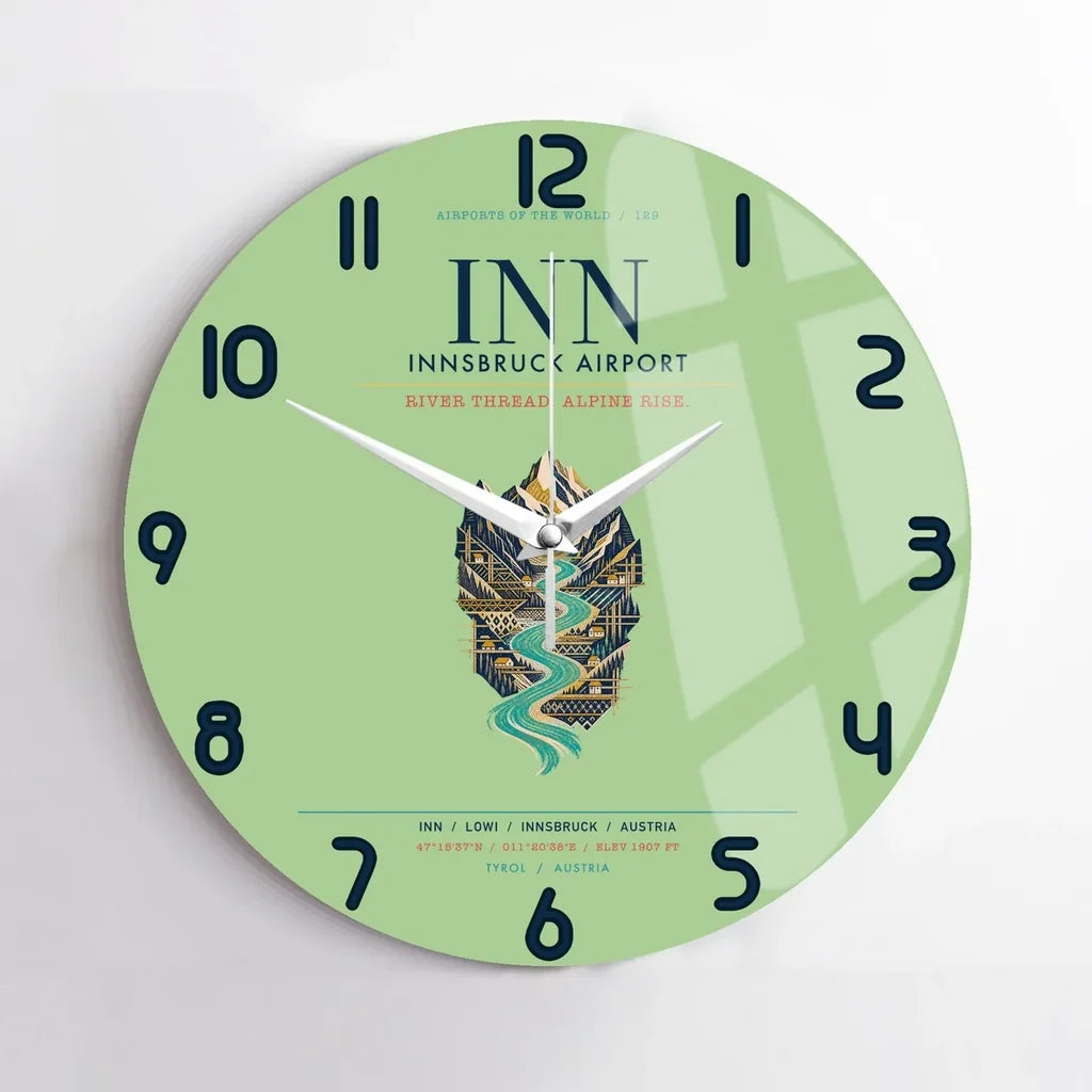 Innsbruck Airport INN - Inn Valley Alpine Weave - Green