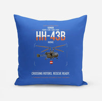 Thumbnail for Kaman HH-43B Huskie design on blue pillow