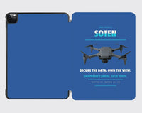 Thumbnail for ACSL SOTEN design on blue ipad tablet case