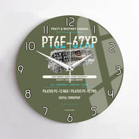 Thumbnail for PT6E-67XP design on green army no frame wall clock