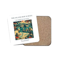 Thumbnail for The Island Hop Survey - Designed Coasters design on white 1-piece
