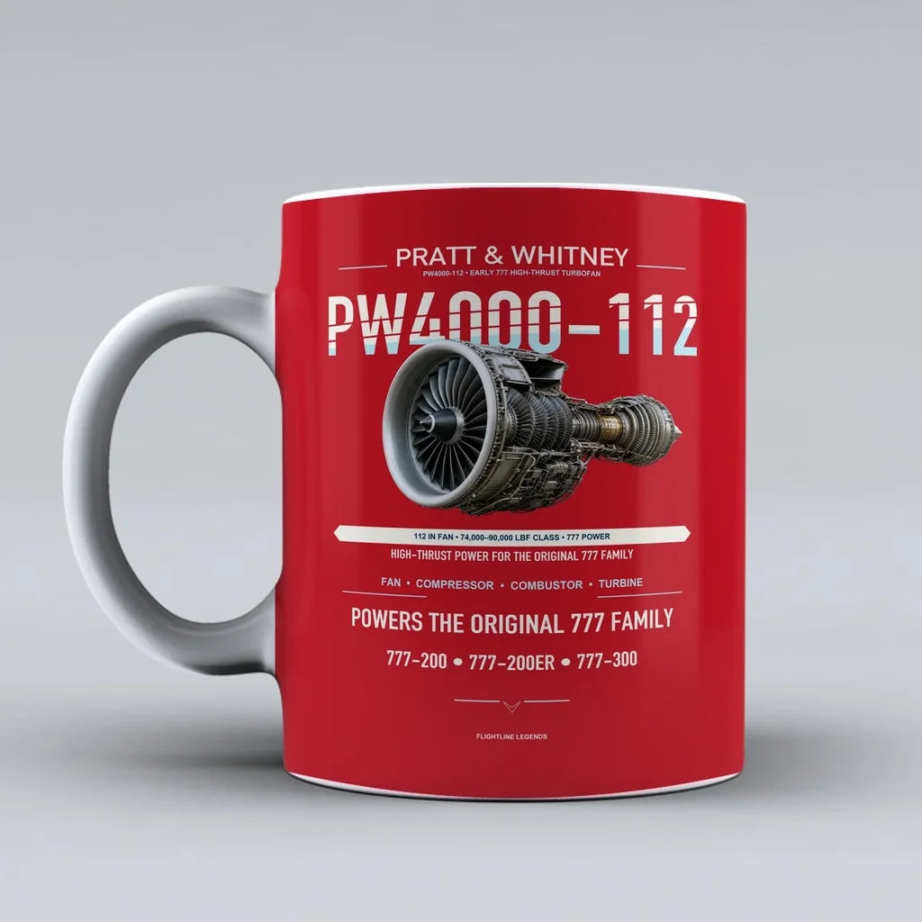 Mug design on red pw4000 112