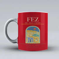 Thumbnail for - Saiss Airport FEZ Mug design on red fes