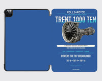 Thumbnail for TRENT 1000 TEN design on blue ipad tablet case