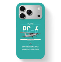 Thumbnail for Pilatus PC-6 Porter design on turquoise magsafe iphone case, for iPhone 17 Pro