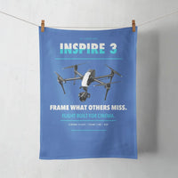 Thumbnail for DJI Inspire 3 design on blue towel