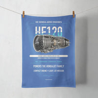 Thumbnail for HF120 design on blue towel