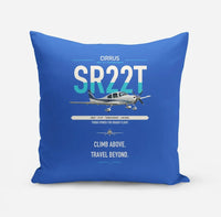 Thumbnail for Cirrus SR22T design on blue pillow