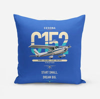 Thumbnail for Cessna 152 design on blue pillow