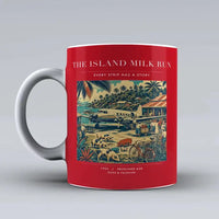 Thumbnail for VINTAGE G4084 - The Island Milk Run - Ceramic Mug design on red