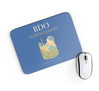 Thumbnail for Husein Sastranegara International Airport (BDO) design on blue rectangle mouse pad