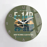 Thumbnail for F-14D Tomcat design on green army no frame wall clock