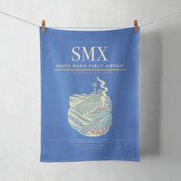 Thumbnail for Santa Maria Public Airport (SMX) design on blue towel