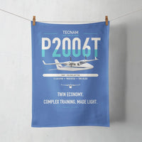 Thumbnail for Tecnam P2006T design on blue towel