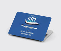 Thumbnail for Cessna 501 Citation I SP design on blue MacBook case