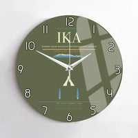 Thumbnail for Tehran Imam Khomeini International Airport (IKA) design on green army no frame wall clock
