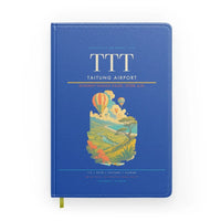 Thumbnail for Taitung Airport (TTT) design on blue notebook