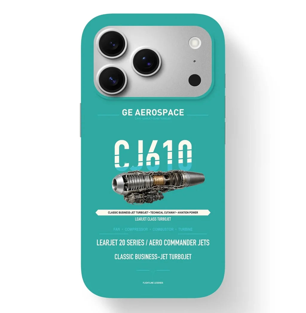 CJ610 Case design on turquoise iphone case
