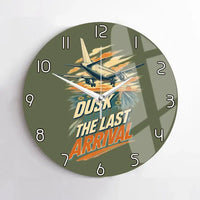 Thumbnail for Dusk Belongs To The Last Arrival design on green army no frame wall clock