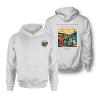 Thumbnail for VINTAGE G4487 - The Vintage Fly-In Breakfast - Double-Side Hoodie design on white double side