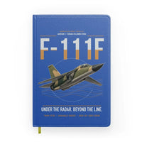 Thumbnail for F-111F Aardvark design on blue notebook