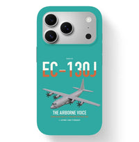 Thumbnail for EC-130J Commando Solo III design on turquoise magsafe iphone case, for iPhone 17 Pro