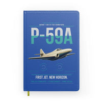 Thumbnail for P-59A Airacomet design on blue notebook
