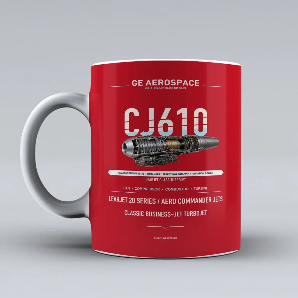 Mug design on red cj610