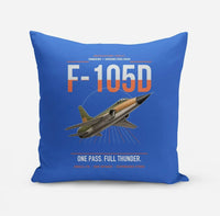 Thumbnail for F-105D Thunderchief design on blue pillow
