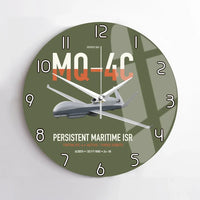 Thumbnail for MQ-4C Triton IFC-4 design on green army no frame wall clock
