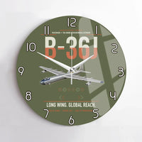Thumbnail for B-36J Peacemaker design on green army no frame wall clock