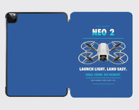 Thumbnail for DJI Neo 2 design on blue ipad tablet case
