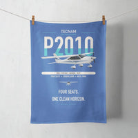 Thumbnail for Tecnam P2010 design on blue towel