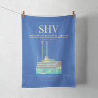 Thumbnail for Shreveport Regional Airport (SHV) design on blue towel