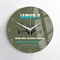 Thumbnail for BRINC LEMUR 2 design on green army no frame wall clock